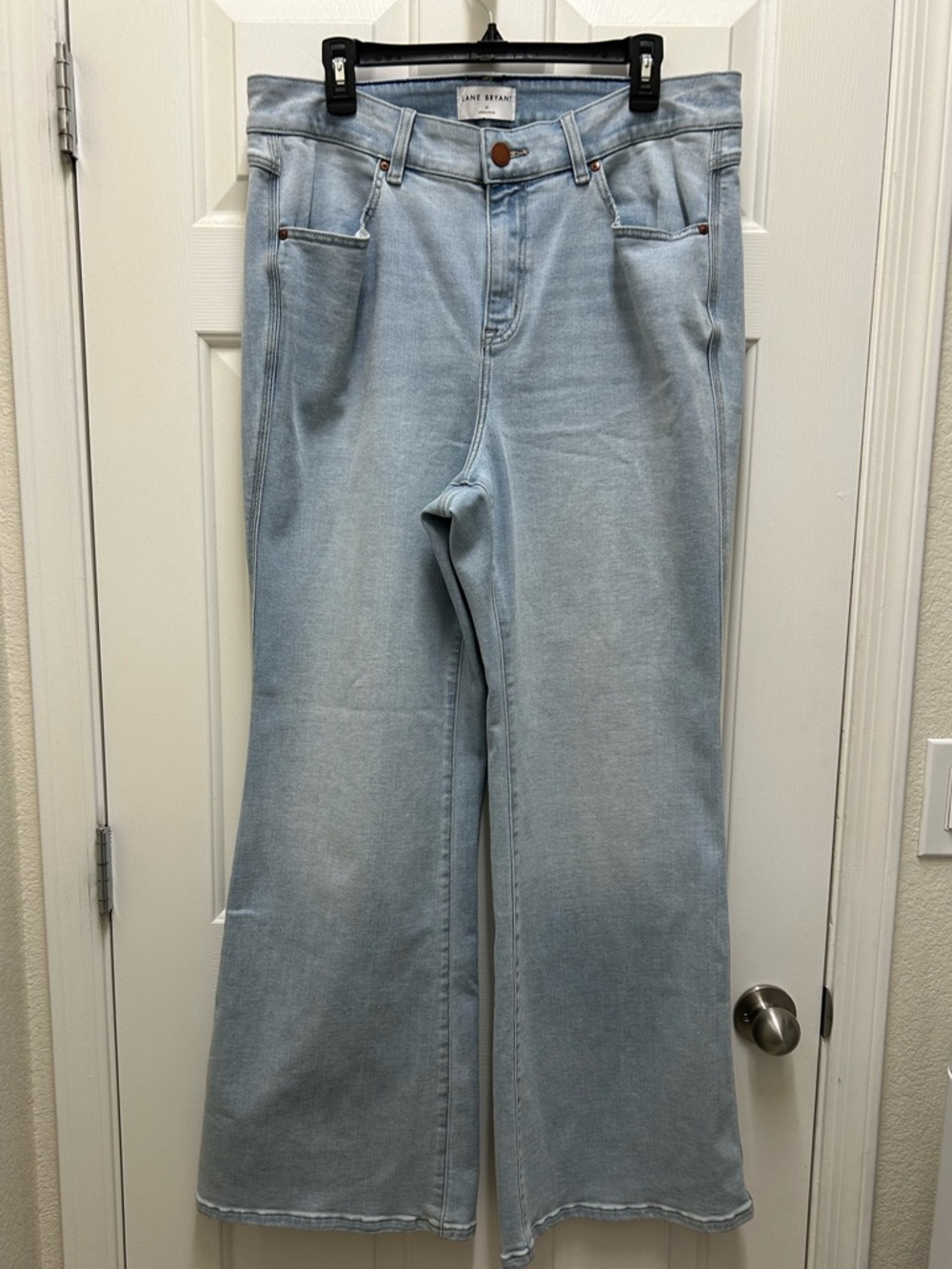 Plus Size 18 Lane Bryant Light Blue Wide Leg Jeans